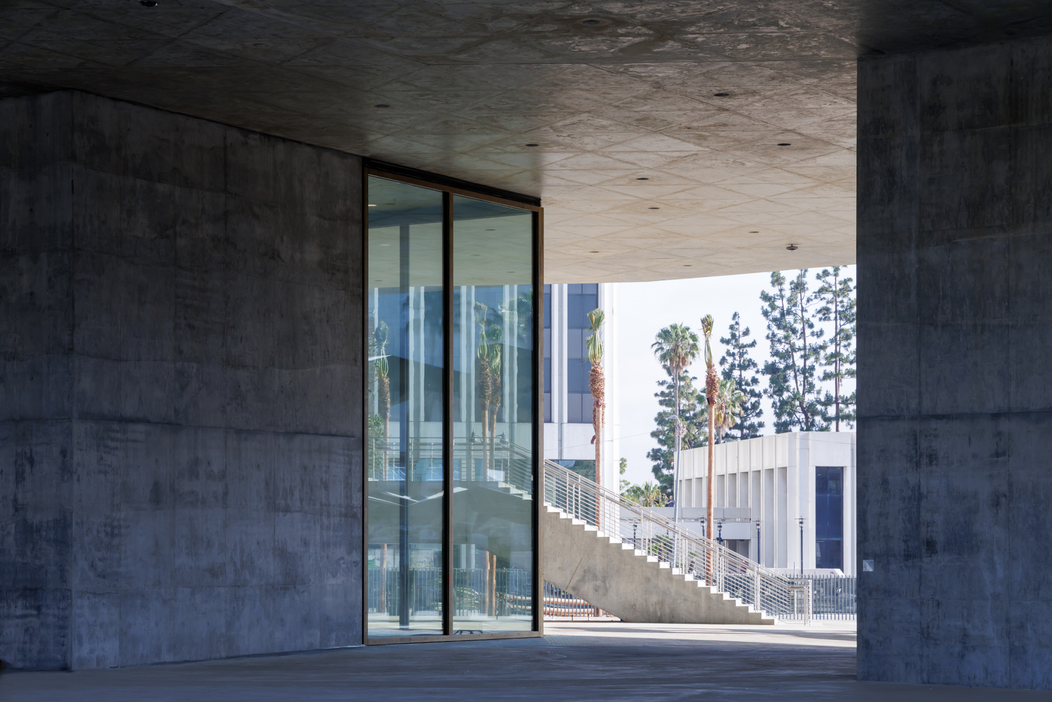 LACMA Interior Concrete Structure