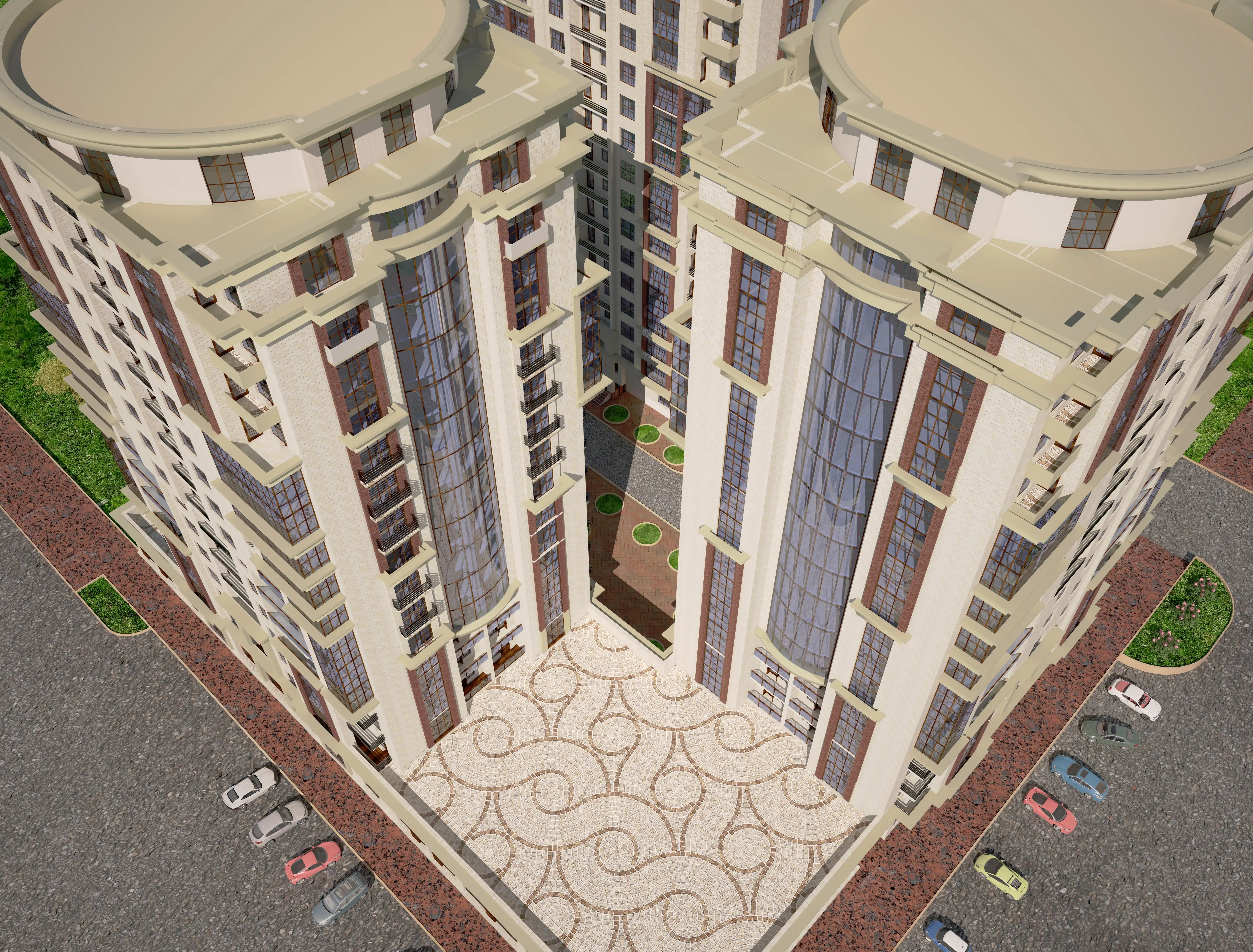 Ağ Şəhər Kompleksi Detal