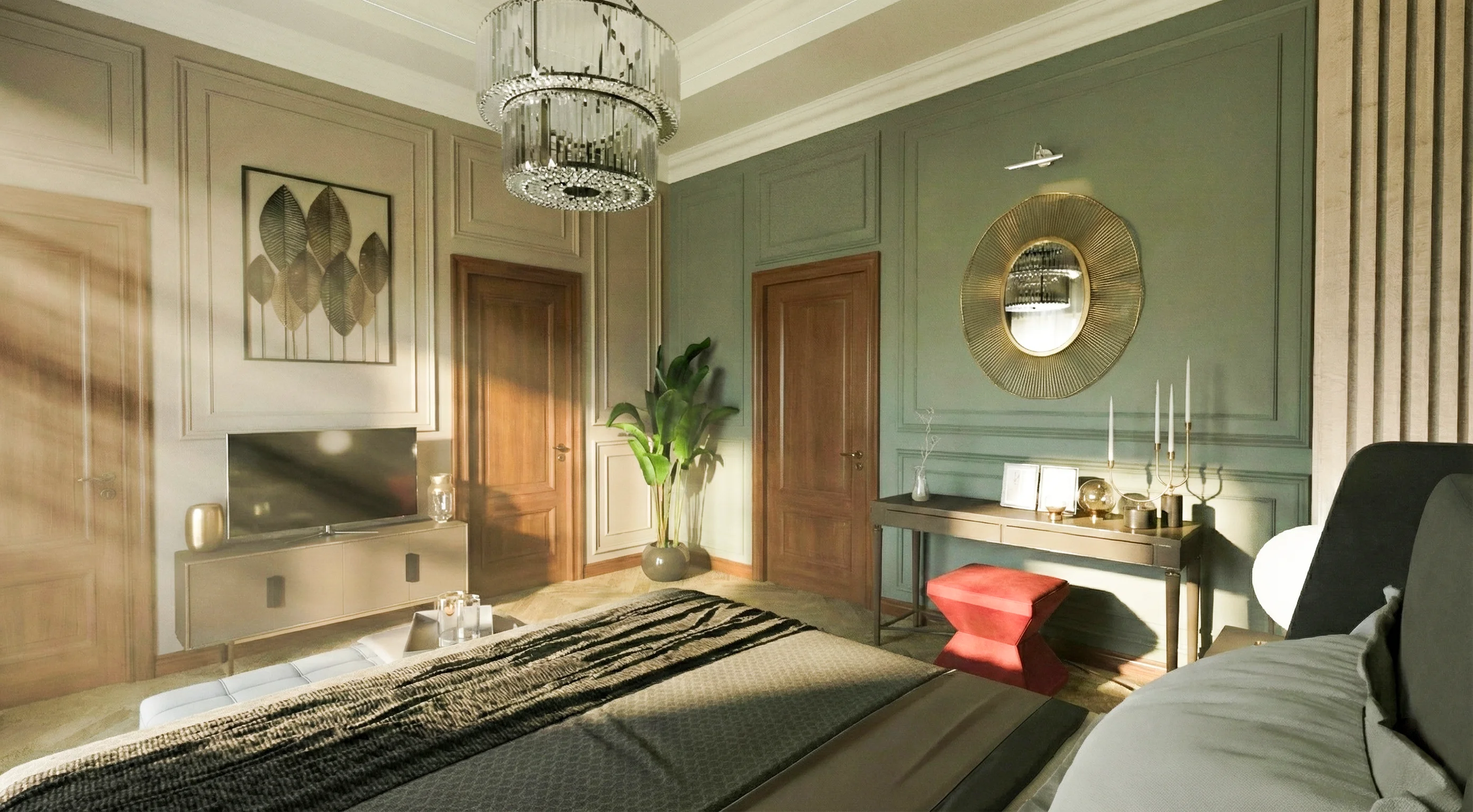 Yataq Başı və Divar Moldinqləri